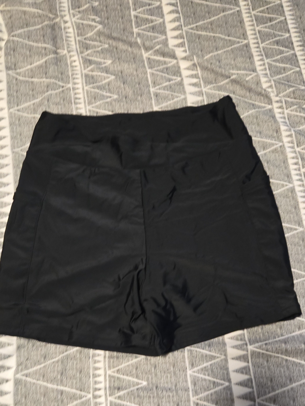 SHEIN Black High-Rise Athletic Shorts